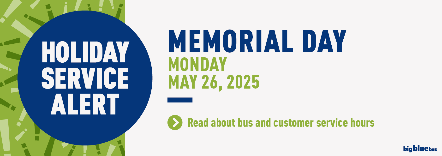 Memorial Day Holiday Service